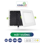 Đèn led âm trần siêu mỏng Pearl 9W PL-9SS-T150-V/TT/T Kingled vuông